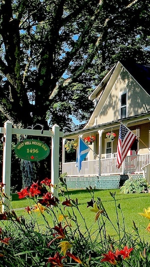 West Hill House sign